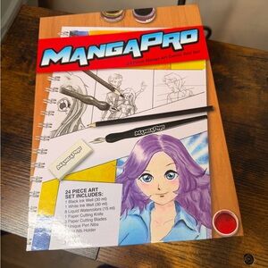 MangaPro 24-piece Manga Art Comic Tool Set designed for drawing and coloring.